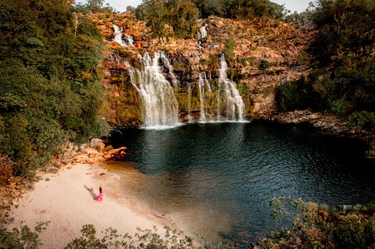 Pousada Cachoeira Poco Encantado Alto Paraíso de Goiás Exterior foto