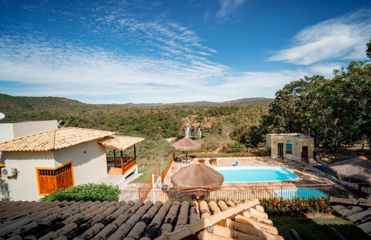 Pousada Cachoeira Poco Encantado Alto Paraíso de Goiás Exterior foto