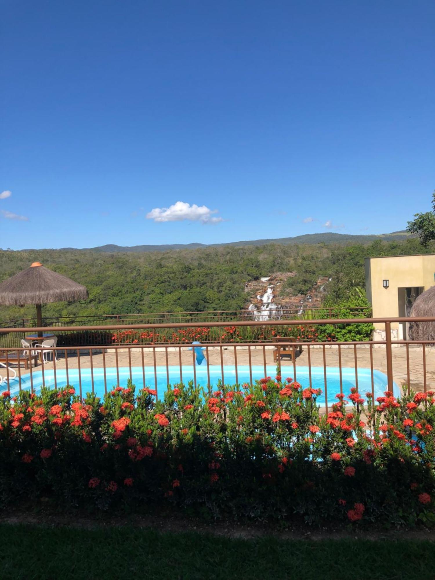 Pousada Cachoeira Poco Encantado Alto Paraíso de Goiás Exterior foto